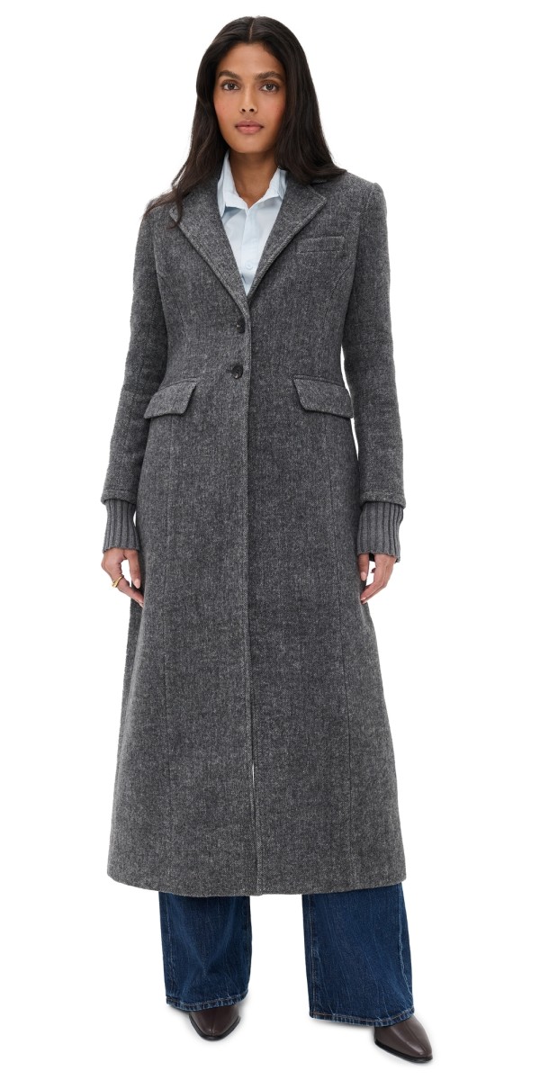 Favorite Daughter The City Coat Grey Twill
