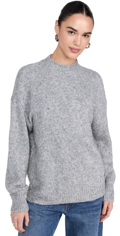 Z Supply Danica Pullover Classic Heather Grey