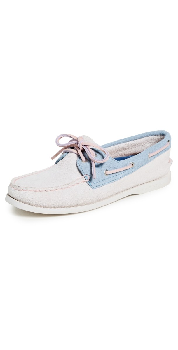 Sperry Authentic Original Boat Shoes White/Blue