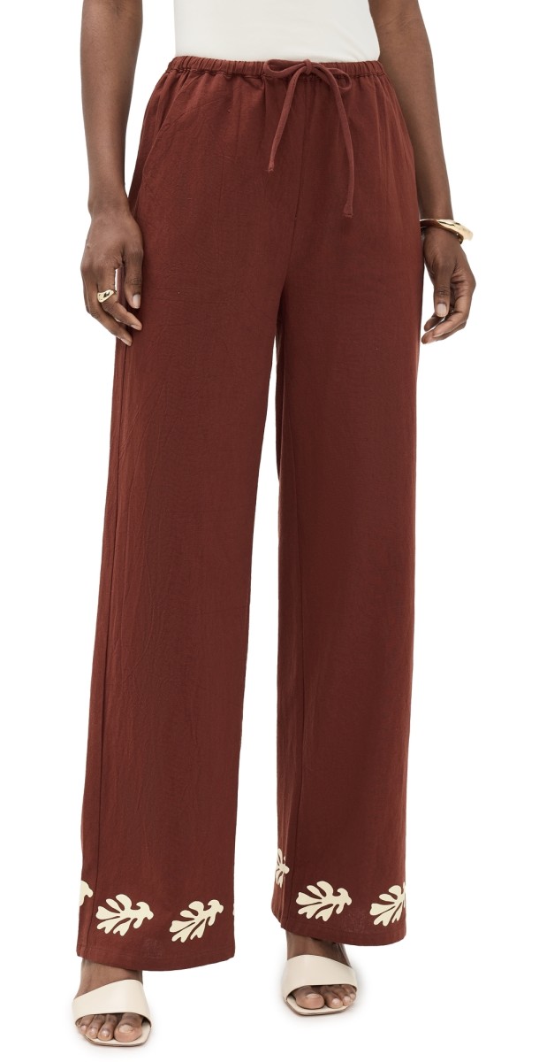 Seven Wonders Amalia Pants Chocolate/Sand