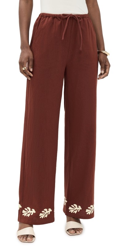 Seven Wonders Amalia Pants Chocolate/Sand