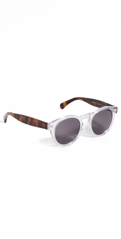 Illesteva Leonard Sunglasses Clear/Havana/Grey