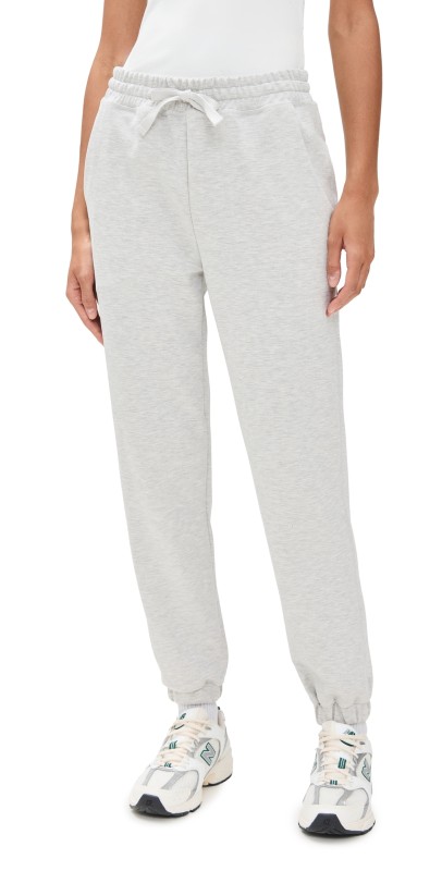 Sweaty Betty Sand Wash Cuffed Trousers Ice Grey Marl
