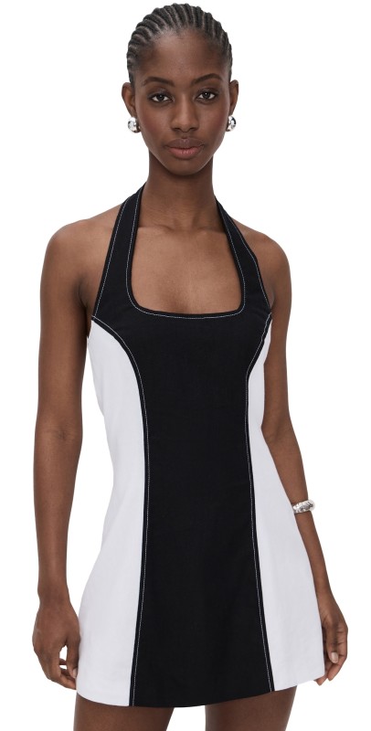 Madison the Label Erin Mini Dress White/Black