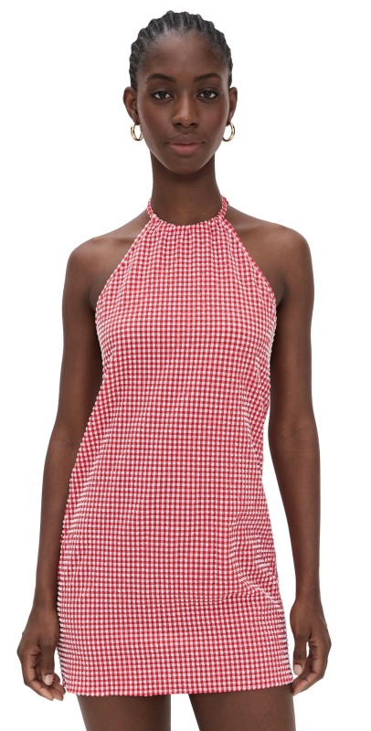 Hunza G Hunza G Coverup Dress Red