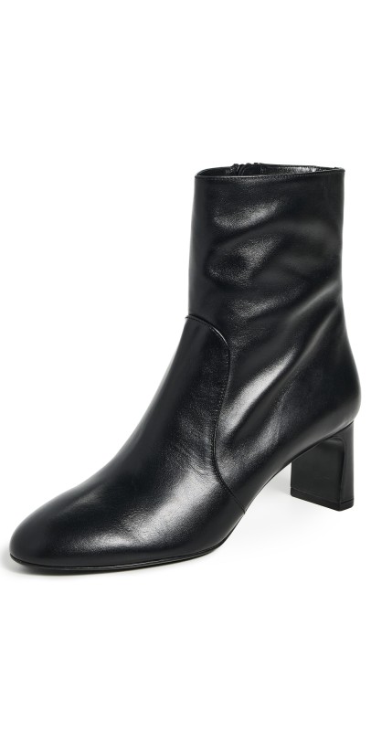 Stuart Weitzman Babette Zip Bootie 60mm Black