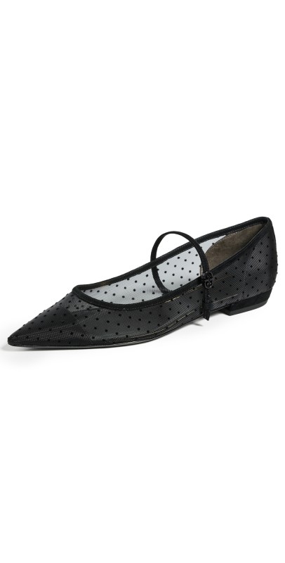 Tory Burch Double T Buckle Mary Janes Nero