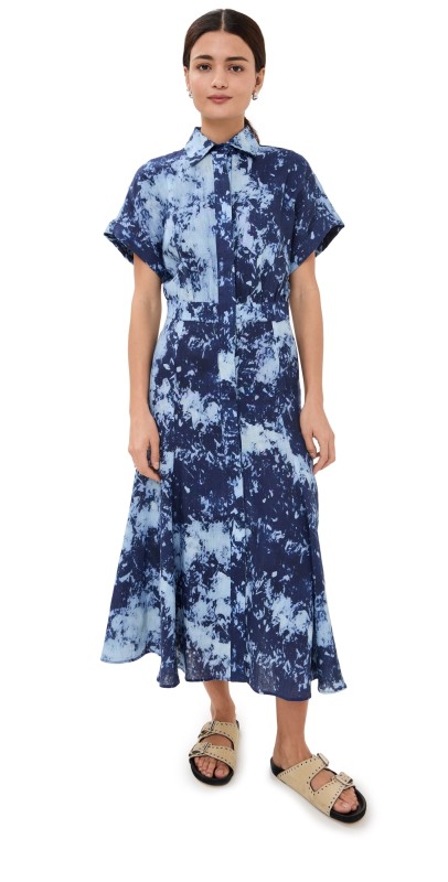 Silvia Tcherassi Noor Dress Indigo