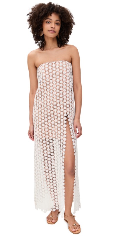SUNDRESS Francette Dress Crochet Soleil Off White