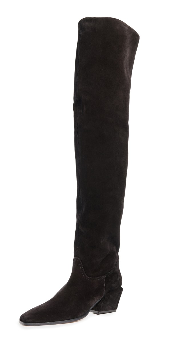 Paris Texas Bettina Over The Knee Boots Black