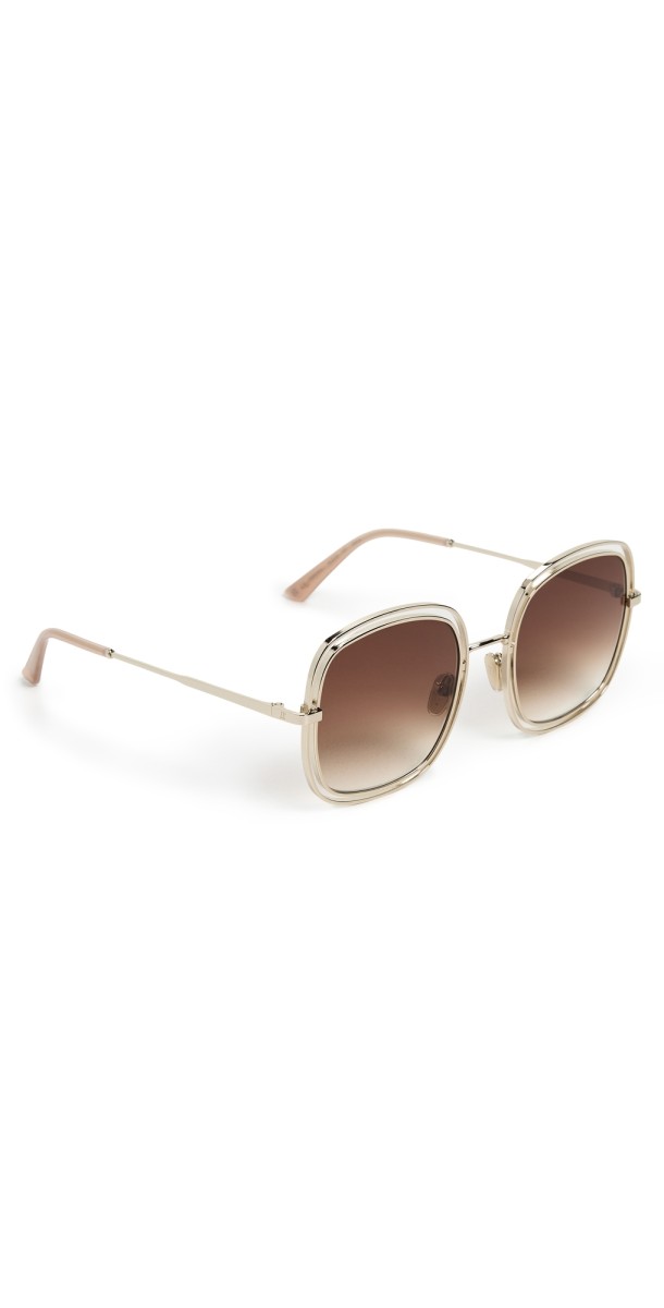 Jimmy Fairly Ema Sunglasses Gold