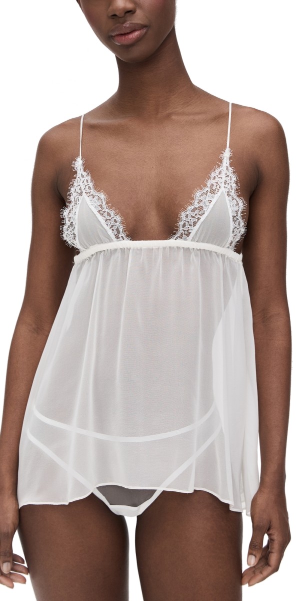 Kiki De Montparnasse Tetine Lace Babydoll Ivory