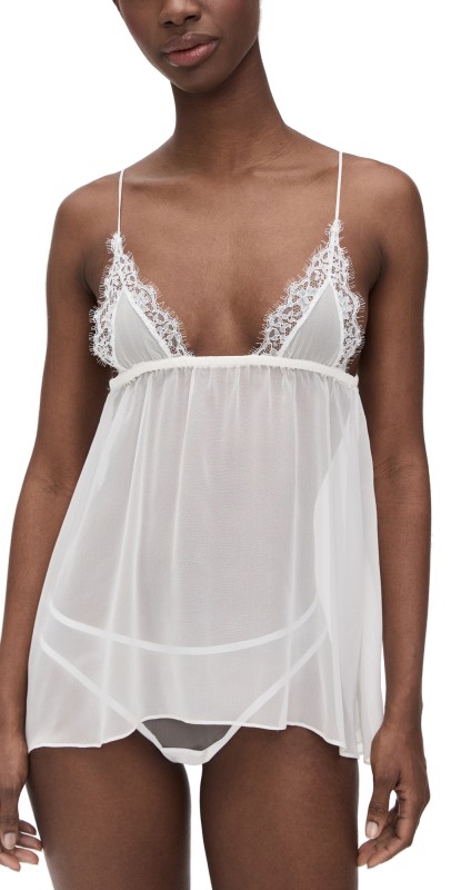 Kiki De Montparnasse Tetine Lace Babydoll Ivory