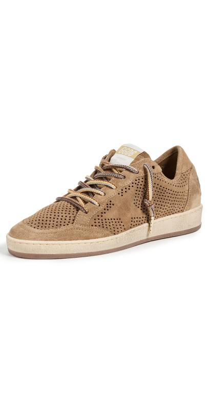 Golden Goose Ball Star Suede Sneakers Tabacco
