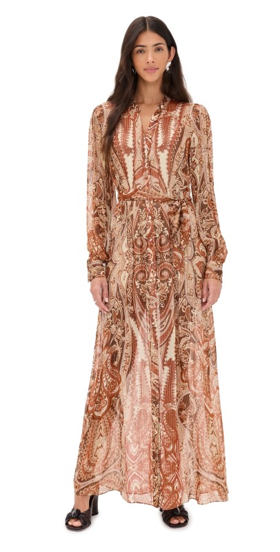 Hemant and Nandita Maxi Dress Eggshell