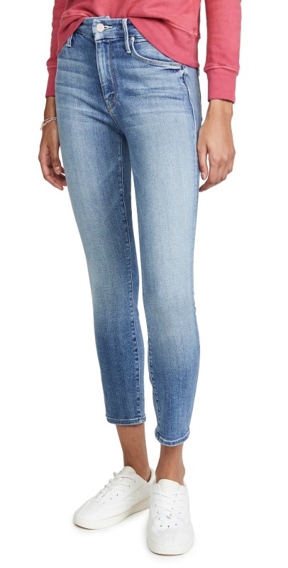 MOTHER The Looker Crop Jeans A Side of Rice and Beans