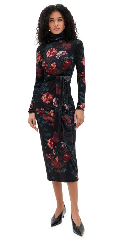 Cara Cara Piper Dress Eternal Flora Black