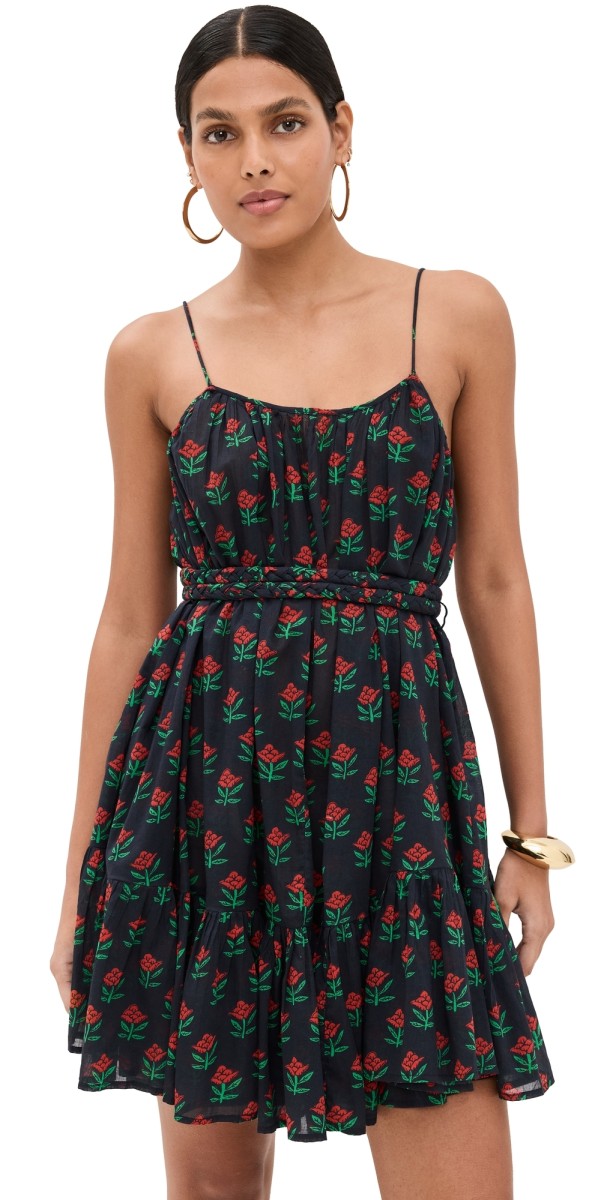 RHODE Nala Dress Ink Rose Block