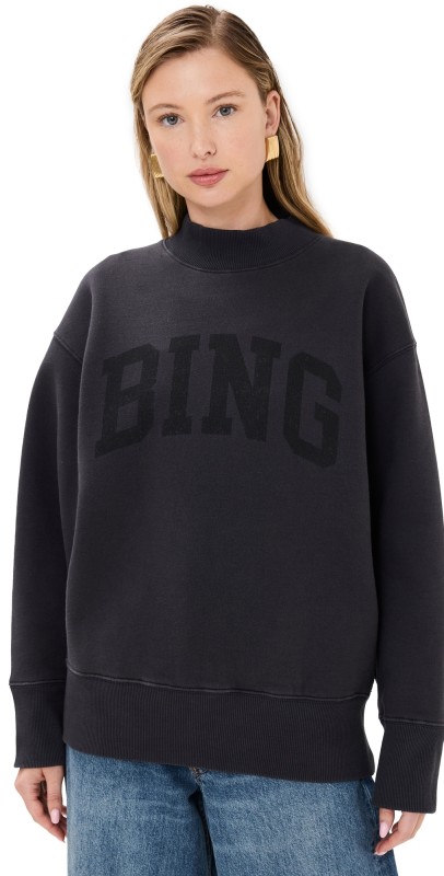 ANINE BING Bradie Sweatshirt Bing Black