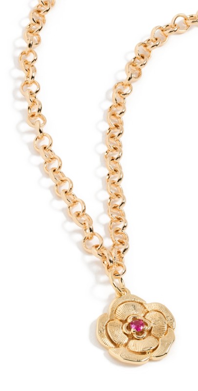 Alexa Leigh Blossom Necklace Yellow Gold