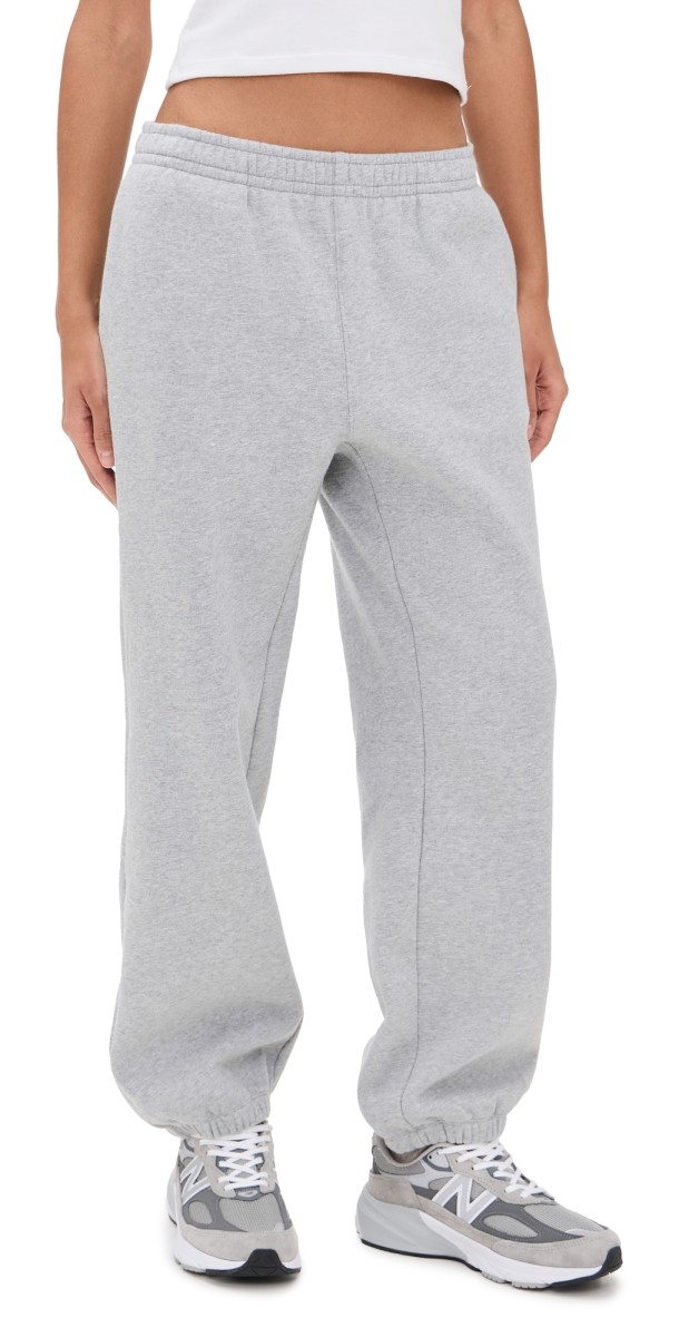 Reformation Skye Boyfriend Sweatpants Heather Grey