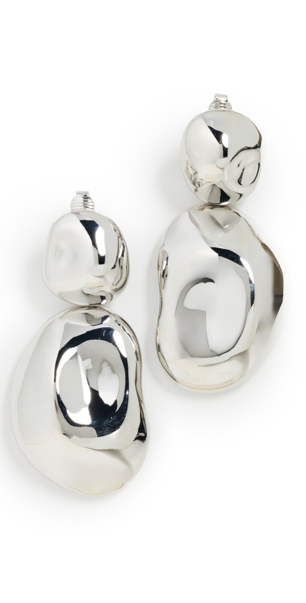LELET NY Zoe Drop Earrings Rhodium