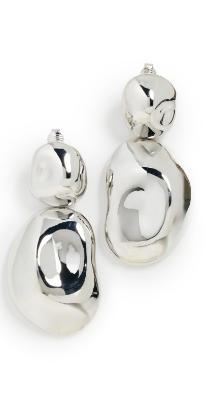 LELET NY Zoe Drop Earrings Rhodium