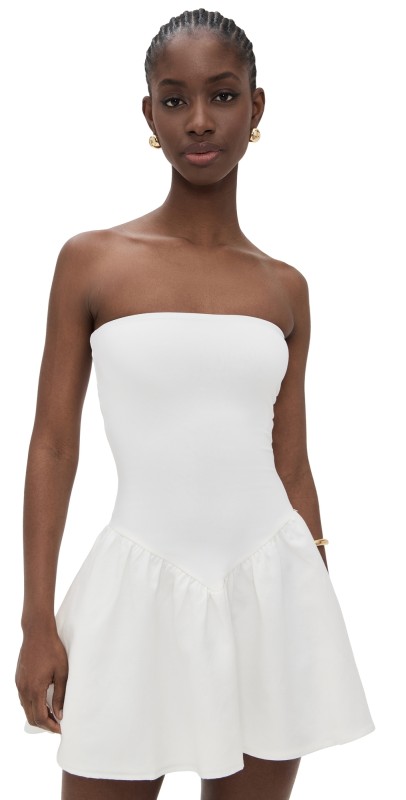 RESA Mackie Mini Dress White