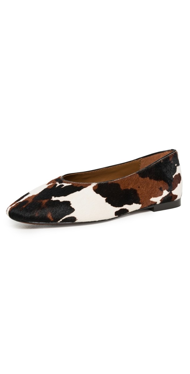 Madewell Sage Ballet Flats Dark Carob Multi
