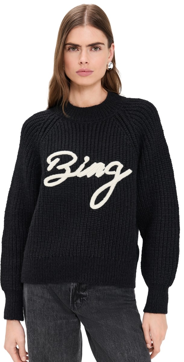 ANINE BING Bing Kendrick Sweater Black