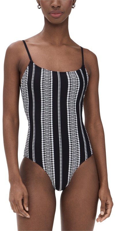 lemlem Luchia Classic One Piece Black
