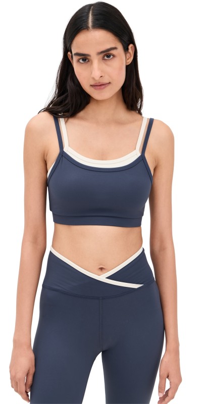 Strut This The Rhodes Bra Navy Shell