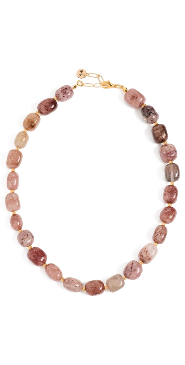 Maison Irem Cherry Quartz Necklace Red Cherry