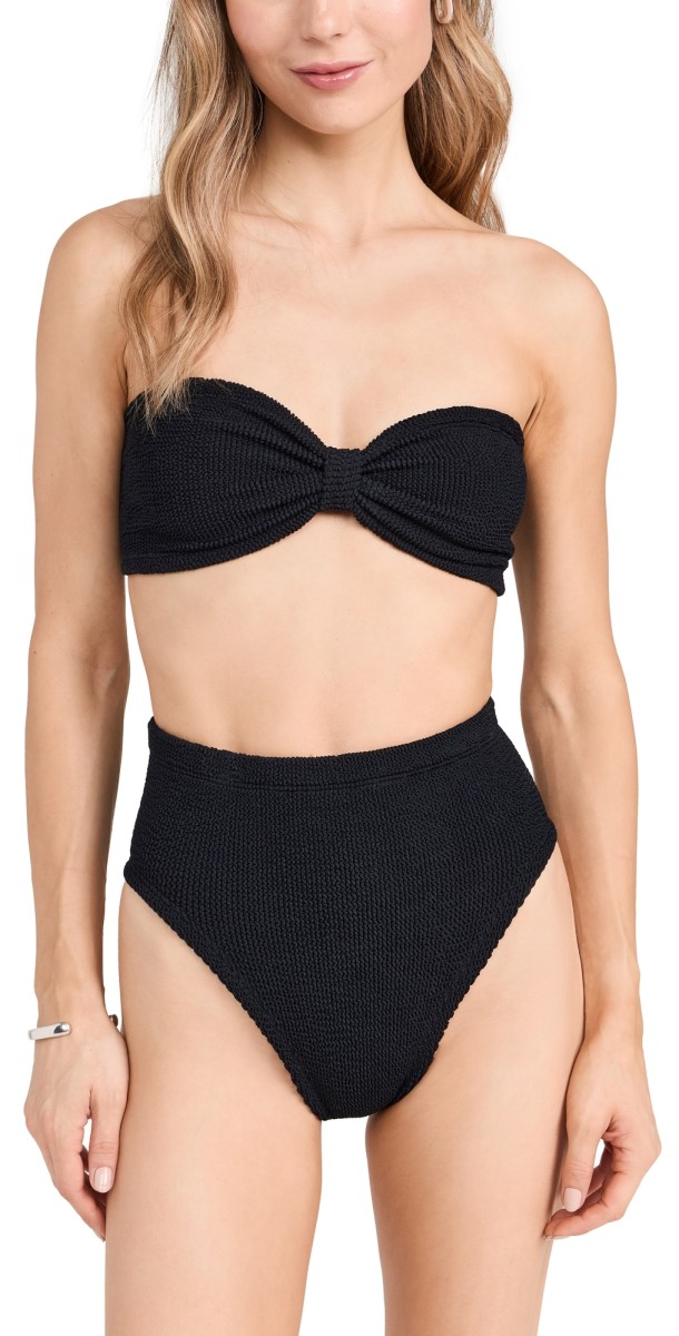 Hunza G Ruby Bikini Set Black
