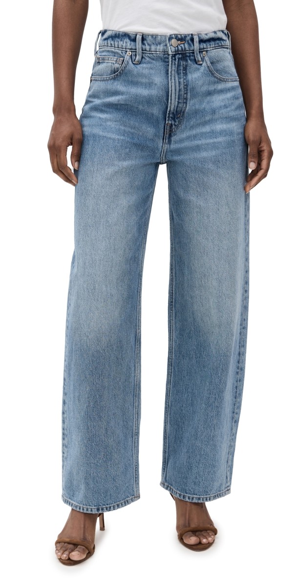 Good American Good Standard Baggy Jeans Indigo893