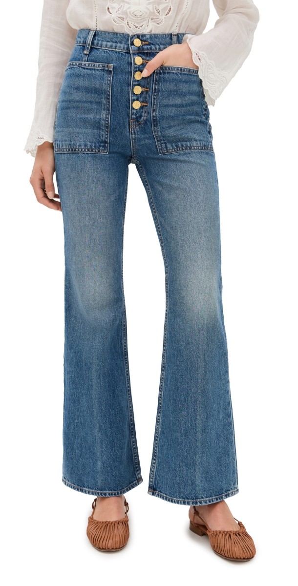 Ulla Johnson The Lou Button Up Jeans Danube