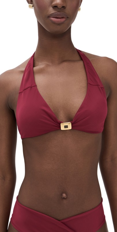 ViX Paula Hermanny Solid Liza Alanna Bikini Top Red