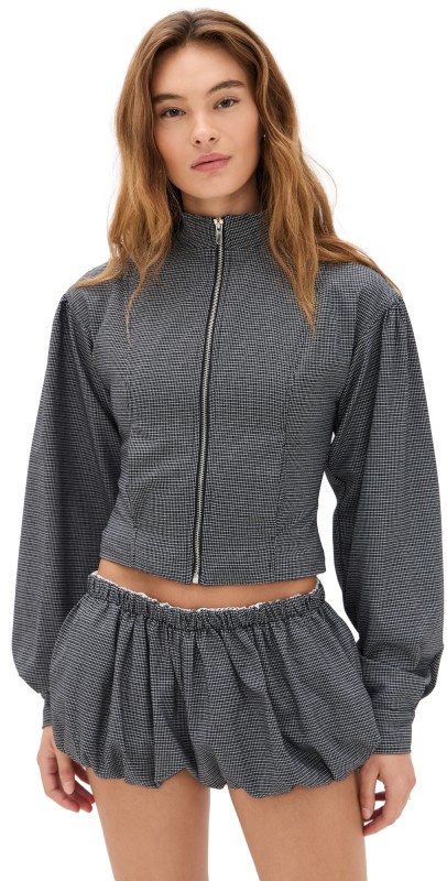 Lioness Eclipse Jacket Onyx Plaid