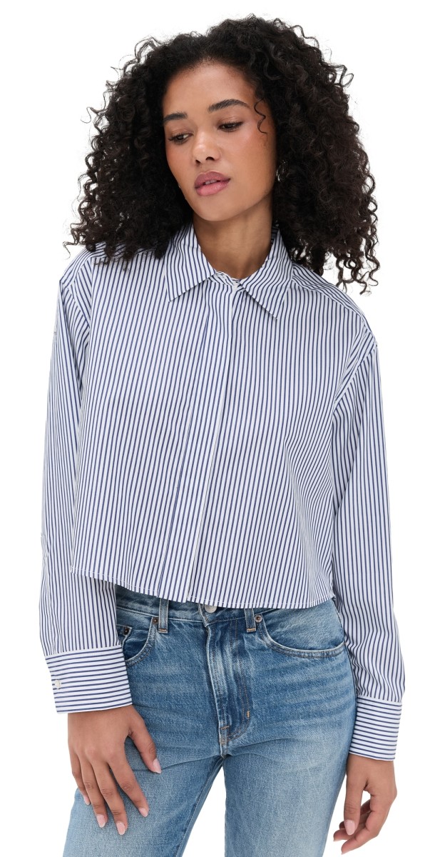 A. L.C. Maude Top White/Navy