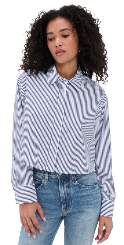 A. L.C. Maude Top White/Navy