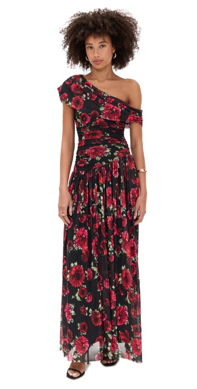 AFRM Marietta Dress Painted Roses