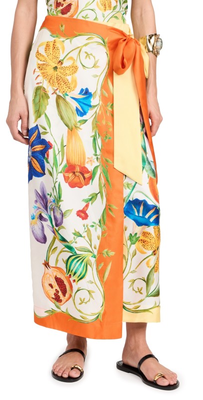 ALÉMAIS Flores Sarong Skirt Multi