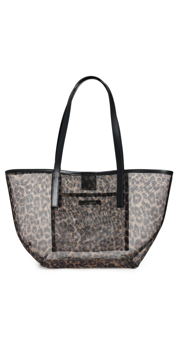 Loeffler Randall Easton Tote Leopard/Black