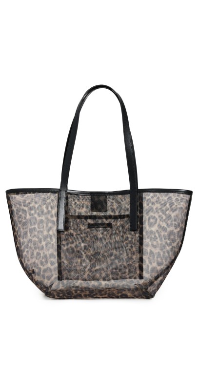 Loeffler Randall Easton Tote Leopard/Black