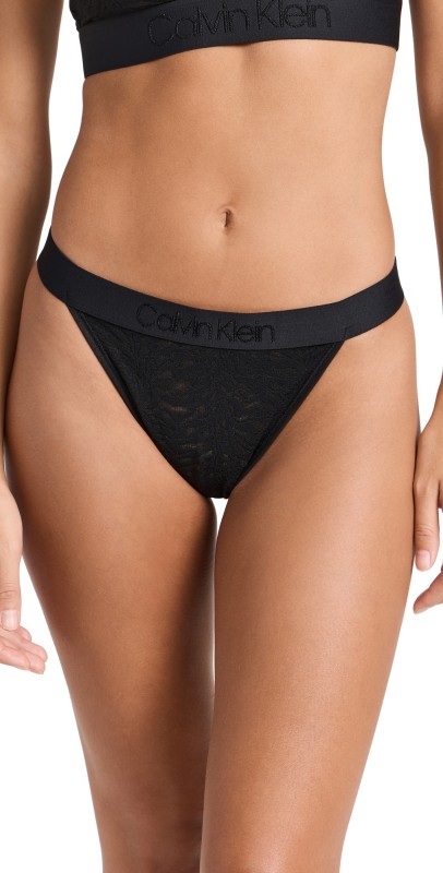 Calvin Klein Underwear Intrinsic High Leg Tanga Black