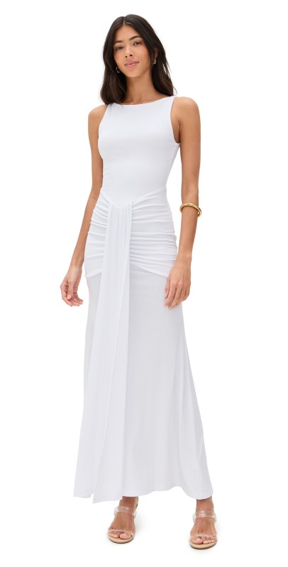 Runaway the Label Adalyn Maxi Dress White
