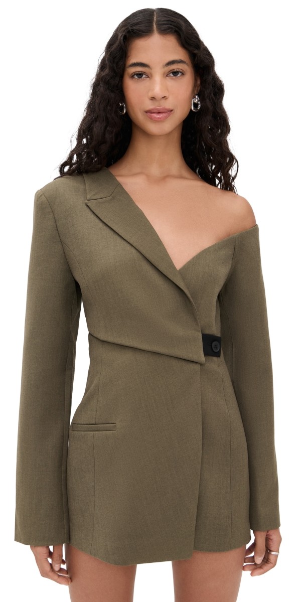 SIR. Sartoria Mini Dress Chocolate Marle