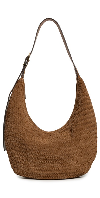 Madewell Essentials Curve Shoulder Bag Dried Acor