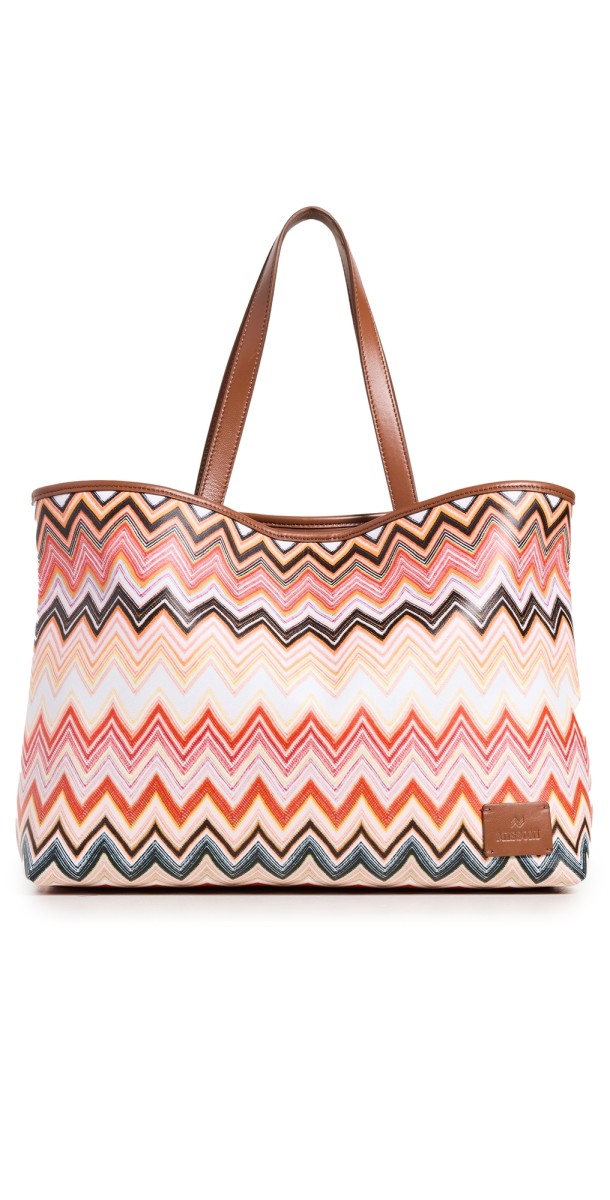 Missoni Large Tote Canvas Pink