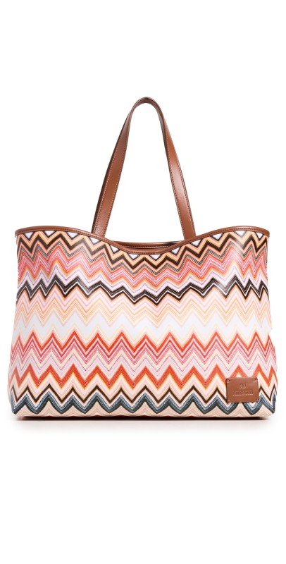 Missoni Large Tote Canvas Pink